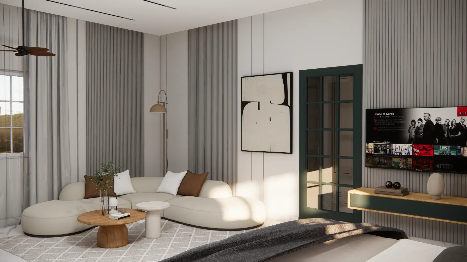 Kitchen and dining area