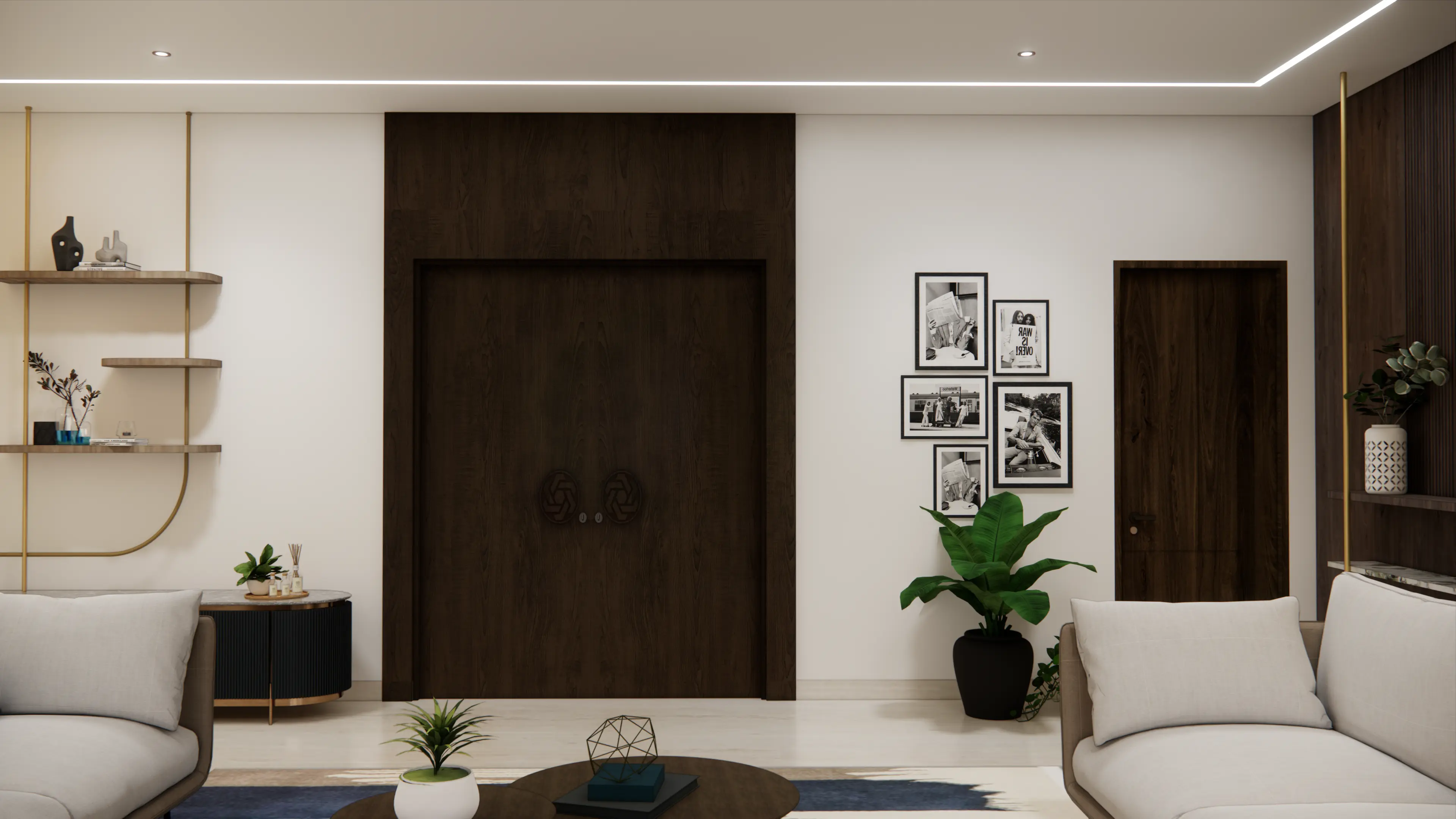 Living space with natural light