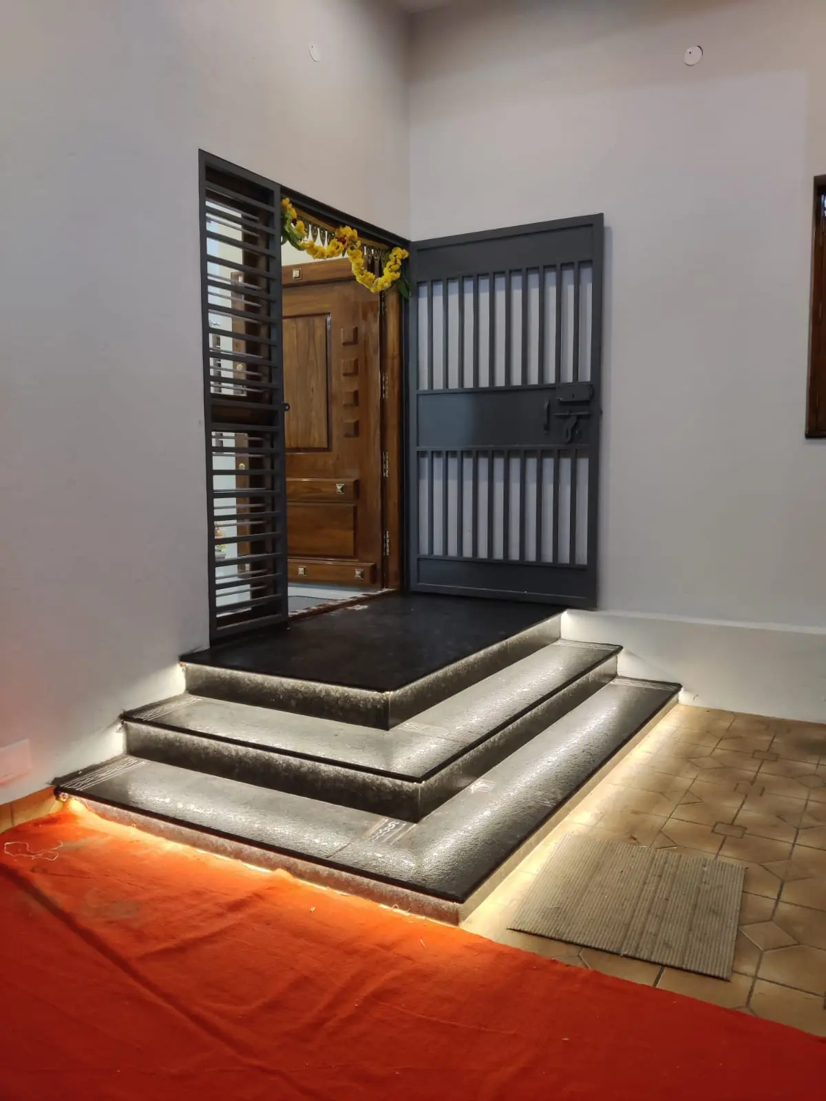 Elegant staircase detail