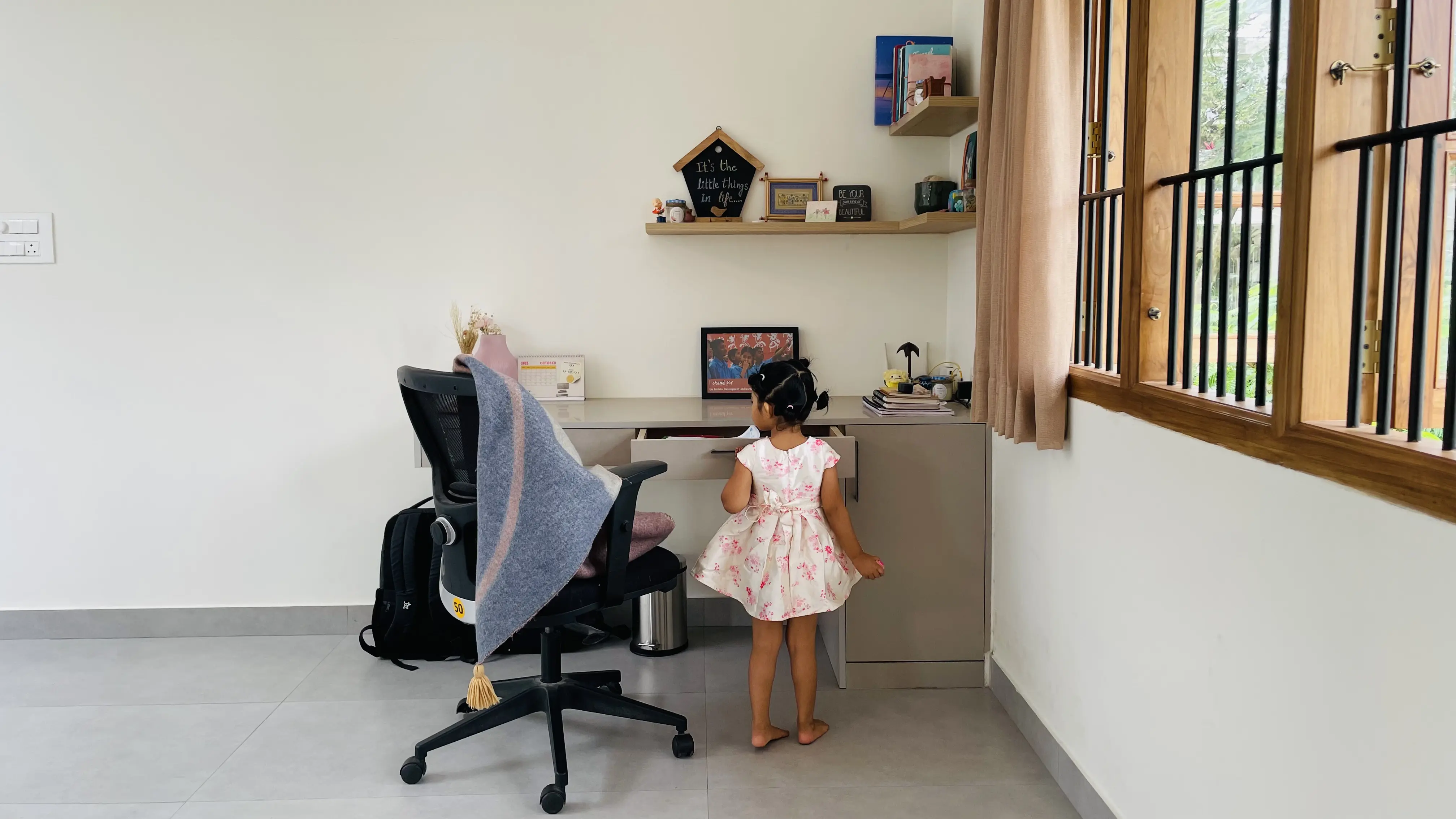 Living space with natural light